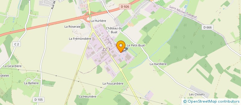localisation de l'entreprise D. THOMAS HOLDING à SAINT-OUEN-SUR-ITON