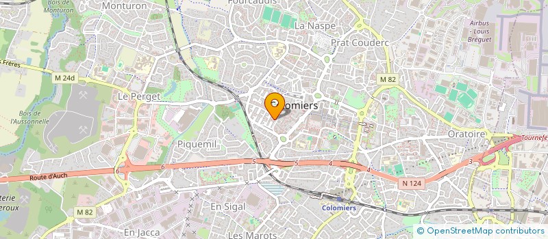 localisation de l'entreprise D'TIME  COLOMIERS
