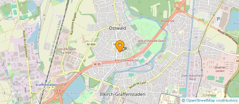 localisation de l'entreprise D TOUCH à OSTWALD