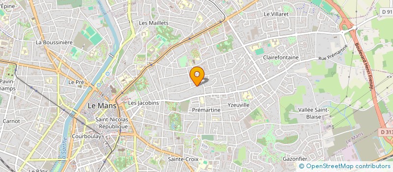 localisation de l'entreprise D'TOURS DURABLES  LE MANS