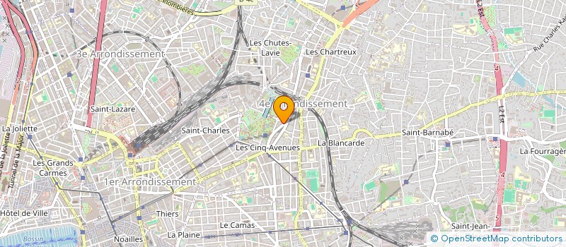 localisation de l'entreprise D TRANSPORT à MARSEILLE