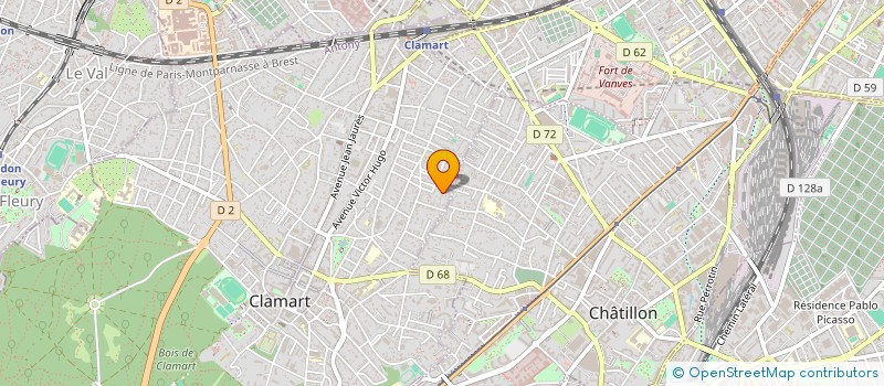 localisation de l'entreprise D TRAVAUX PARTNERS à CLAMART