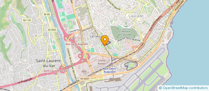 localisation de l'entreprise D & U CARS 06  NICE