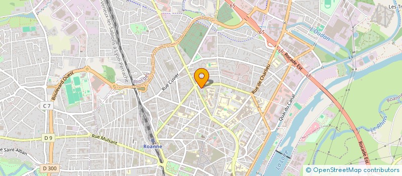 localisation de l'entreprise D.U.M.  ROANNE