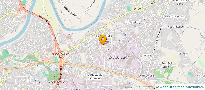 localisation de l'entreprise D'UN BOUT A L'AUTRE à ALBI