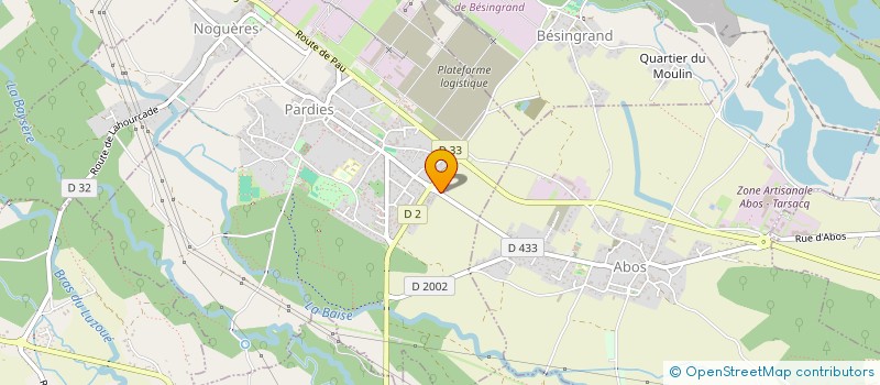 localisation de l'entreprise D'UN COIN A L'AUTRE - EPICERIE  PARDIES