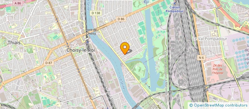 localisation de l'entreprise D'UN GESTE NAIT L'ESPOIR à CHOISY-LE-ROI