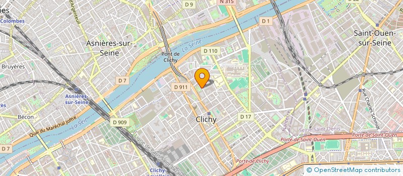 localisation de l'entreprise D'UN LIVRE A L'AUTRE  CLICHY