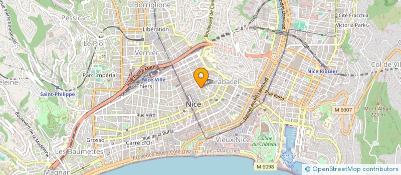 localisation de l'entreprise D'UN LIVRE L'AUTRE à NICE
