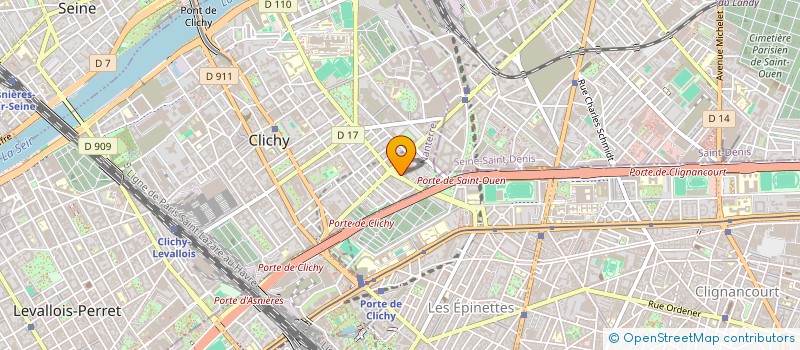 localisation de l'entreprise D'UN MONDE A L'AUTRE à CLICHY