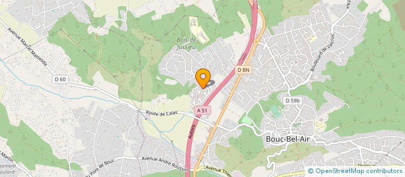 localisation de l'entreprise D'UN MONDE A L'AUTRE à BOUC-BEL-AIR