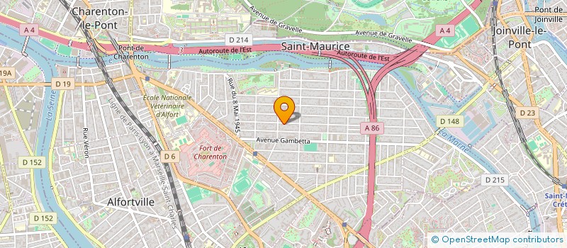 localisation de l'entreprise D'UN MOT N'EN FAISONS PAS TOUT UN UNIVERS  MAISONS-ALFORT