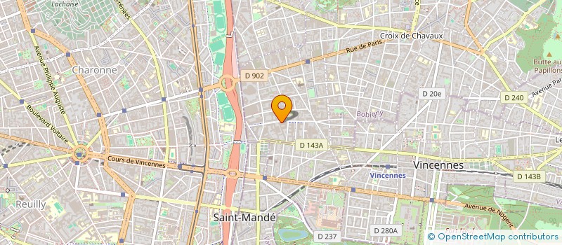 localisation de l'entreprise D'UN REVE A L'AUTRE à MONTREUIL
