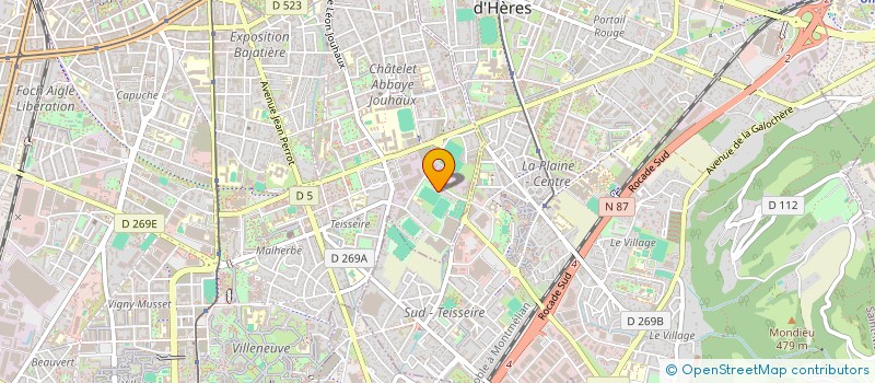 localisation de l'entreprise D'UN TRAIT à GRENOBLE