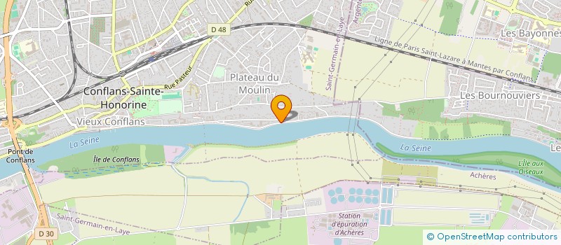 localisation de l'entreprise D UN UNIVERS L AUTRE  CONFLANS-SAINTE-HONORINE