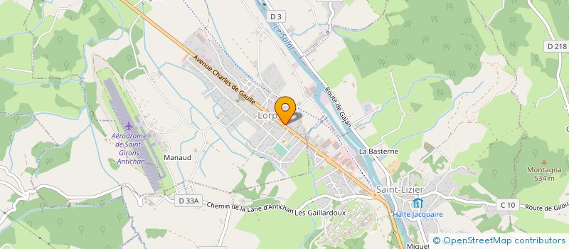 localisation de l'entreprise D'UN VILLAGE A L'AUTRE à LORP-SENTARAILLE