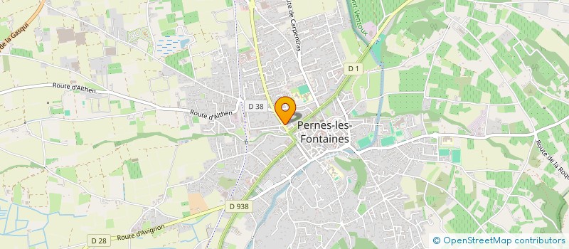 localisation de l'entreprise D UN VIN A L AUTRE  PERNES-LES-FONTAINES