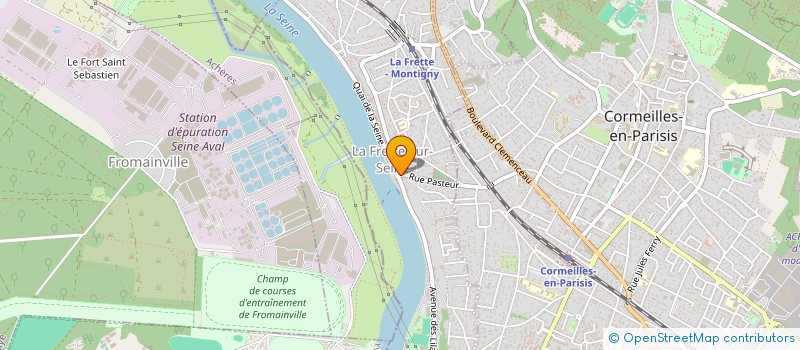 localisation de l'entreprise D'UNE COUPE A L'AUTRE  LA FRETTE-SUR-SEINE