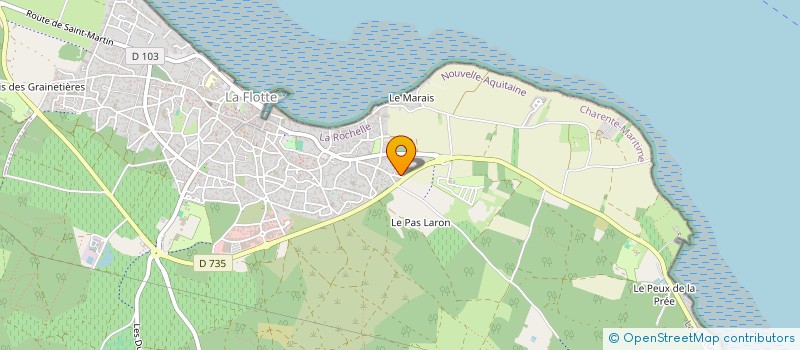 localisation de l'entreprise D'UNE ILE A L'AUTRE  LA FLOTTE