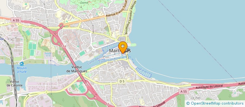 localisation de l'entreprise D'UNE MAIN A L'AUTRE  MARTIGUES