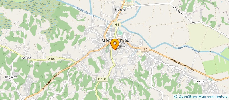 localisation de l'entreprise D'UNE MAIN A L'AUTRE EN HARMONIE à MORNE A L'EAU