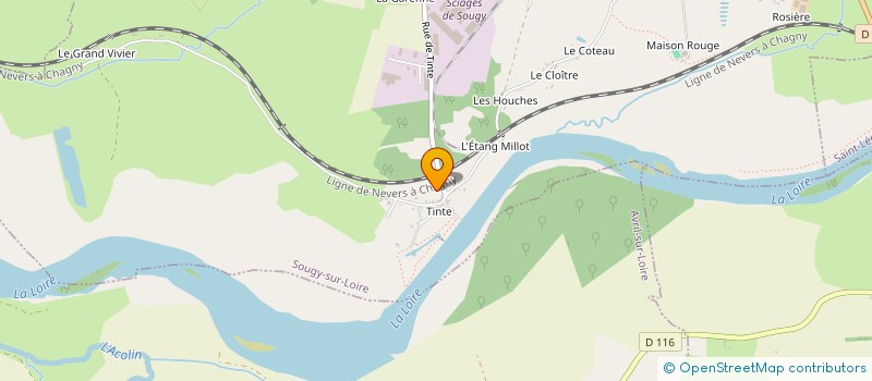 localisation de l'entreprise D'UNE PIERRE DE COUX  SOUGY-SUR-LOIRE