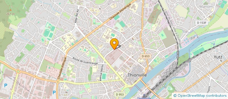 localisation de l'entreprise D'UNE PIERRE DEUX COUPS  THIONVILLE