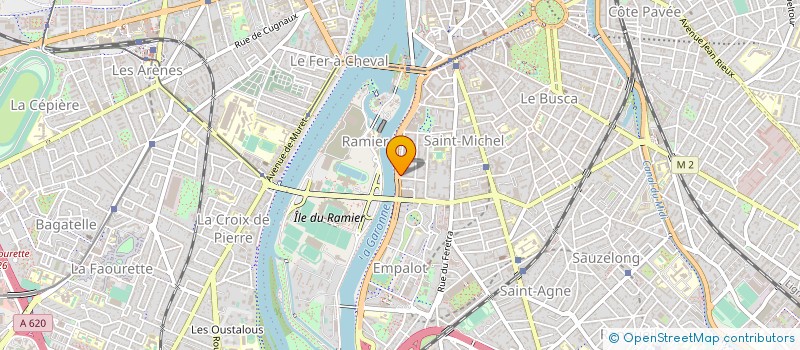 localisation de l'entreprise D'UNE RIVE A L'AUTRE à TOULOUSE