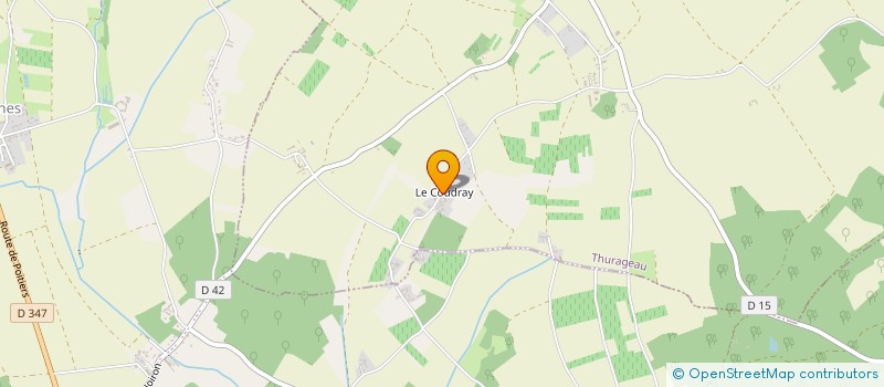 localisation de l'entreprise D'UNE TERRE A L'AUTRE  THURAGEAU