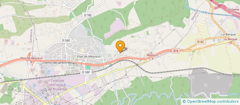 localisation de l'entreprise D USINES à MEYREUIL