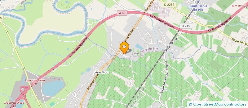 localisation de l'entreprise D.V.  SAINT-DENIS-DE-PILE