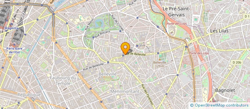 localisation de l'entreprise D.V.A. à PARIS