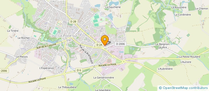 localisation de l'entreprise D V B à LE POIRE-SUR-VIE