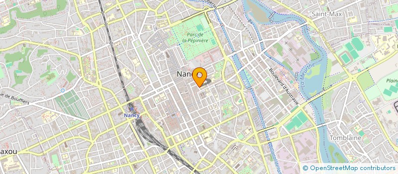 localisation de l'entreprise D.V.B.  NANCY