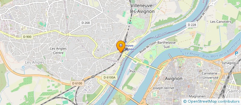 localisation de l'entreprise D.V.D. VOYAGES  VILLENEUVE-LES-AVIGNON