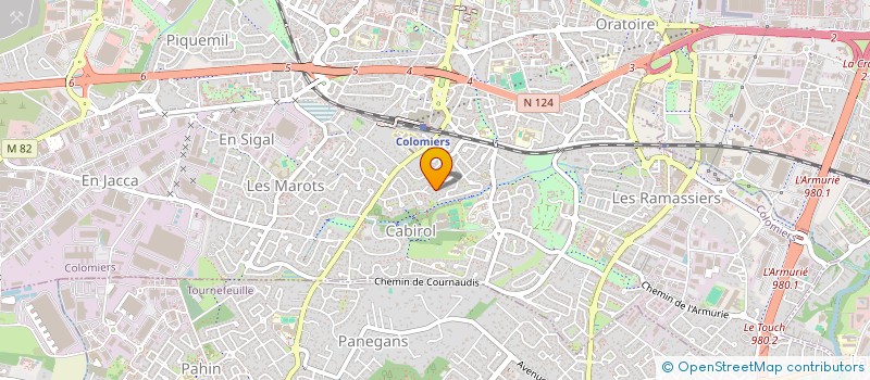 localisation de l'entreprise D.V. DU BREVENT à COLOMIERS