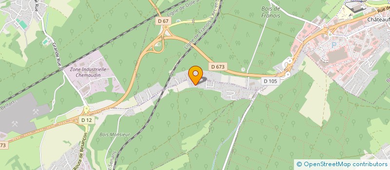 localisation de l'entreprise D&V INVEST  GRANDFONTAINE