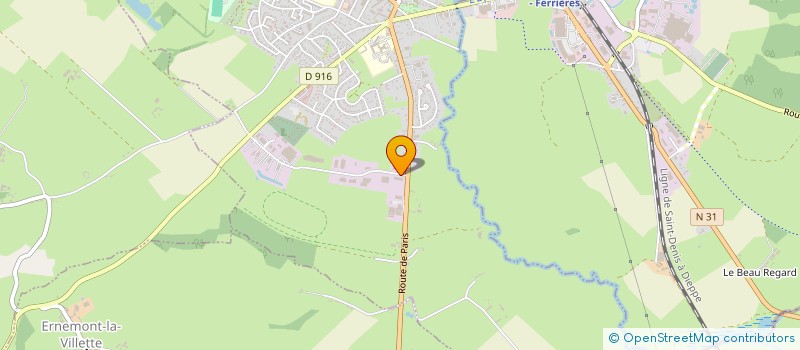 localisation de l'entreprise D.V.J.S à GOURNAY-EN-BRAY