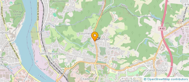 localisation de l'entreprise D-V-L à BAYONNE