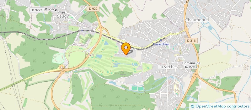 localisation de l'entreprise D.V.L ENVIRONNEMENT  LUZARCHES