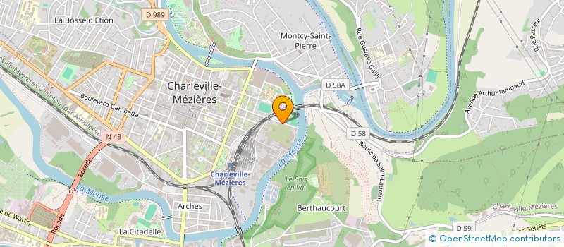 localisation de l'entreprise D V MATIC DISTRIBUTION  CHARLEVILLE-MEZIERES