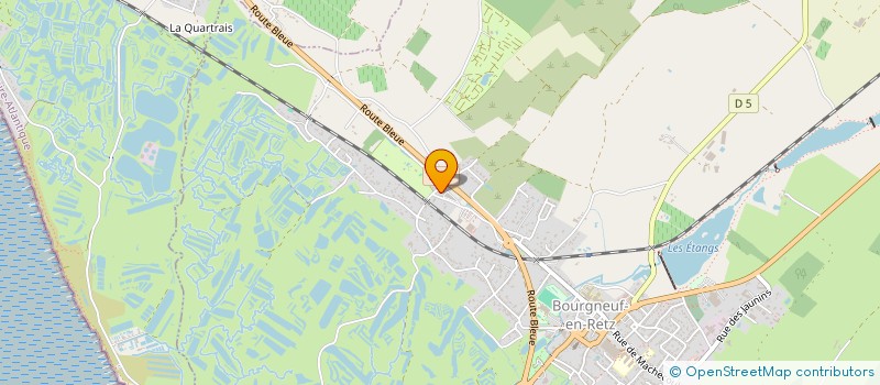 localisation de l'entreprise D&V RESTAURATION  VILLENEUVE-EN-RETZ