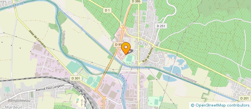 localisation de l'entreprise D.V.S.  DIZY