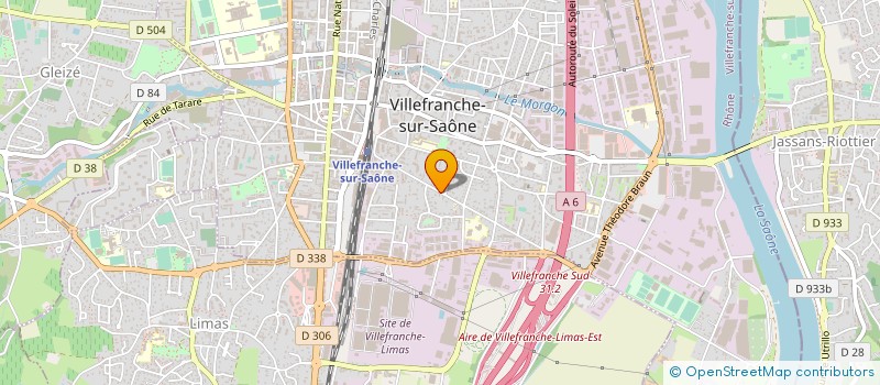 localisation de l'entreprise D.V.S. SARL à VILLEFRANCHE-SUR-SAONE
