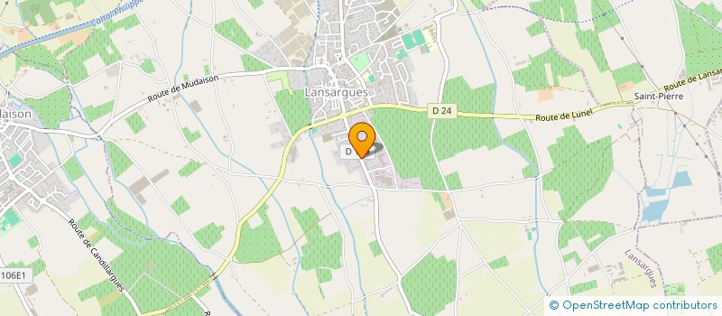 localisation de l'entreprise D.V ZOLA  LANSARGUES