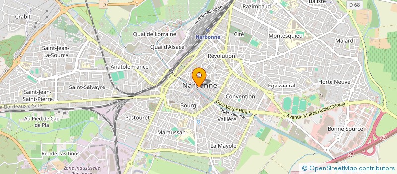 localisation de l'entreprise D.VADOR à NARBONNE