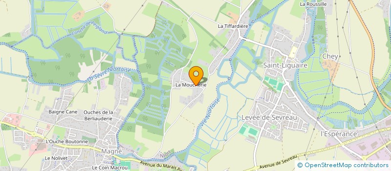 localisation de l'entreprise D'@VENIR à NIORT