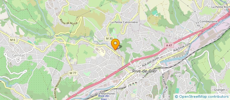 localisation de l'entreprise D. VL - DUMAS VAN LEEUWEN  SAINT-MARTIN-LA-PLAINE