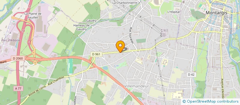localisation de l'entreprise D' VOILES SARL à VILLEMANDEUR