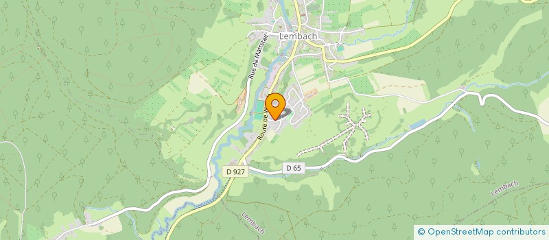 localisation de l'entreprise D'WASCHPRITSCH THEATER  LEMBACH